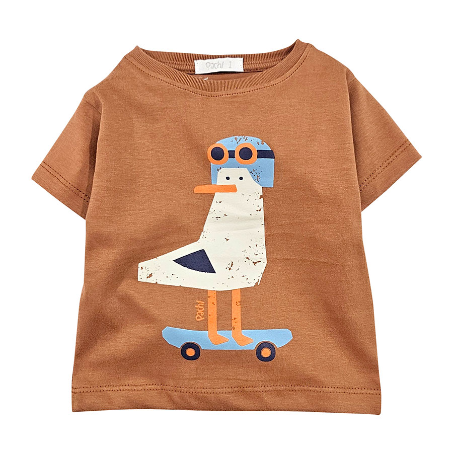 Remera Gavisky marrón